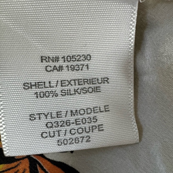 Equipment Butterfly Print Button Down Silk Shirt - Picture 11 of 11